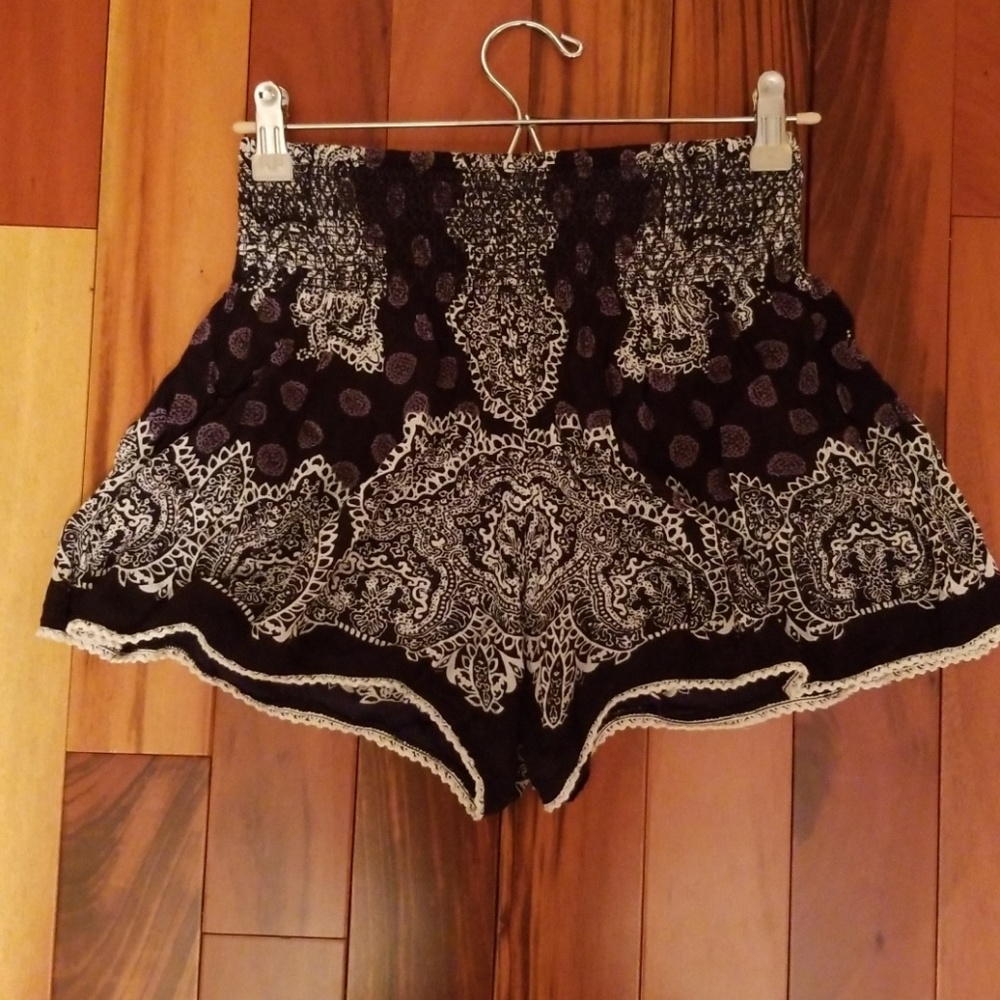 Flowy Aqua Shorts